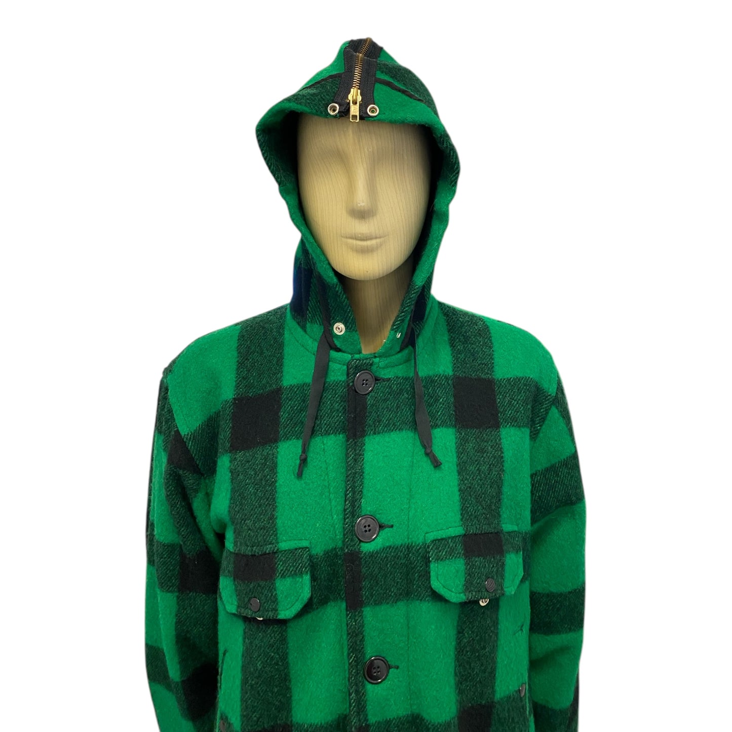 Green Black Lumberjack Jacket