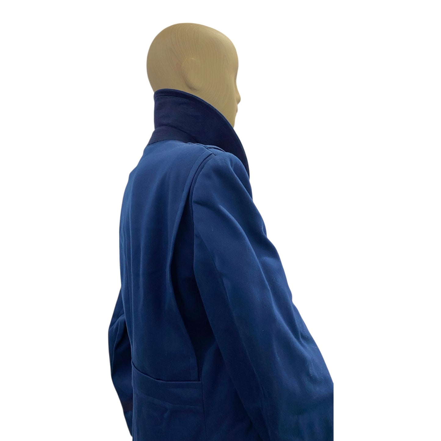 Vintage Blue Naval Military Trench