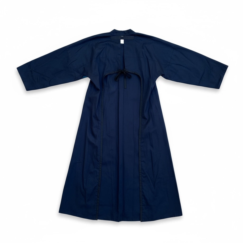 Open Back Cheongsam Style Dress Coat