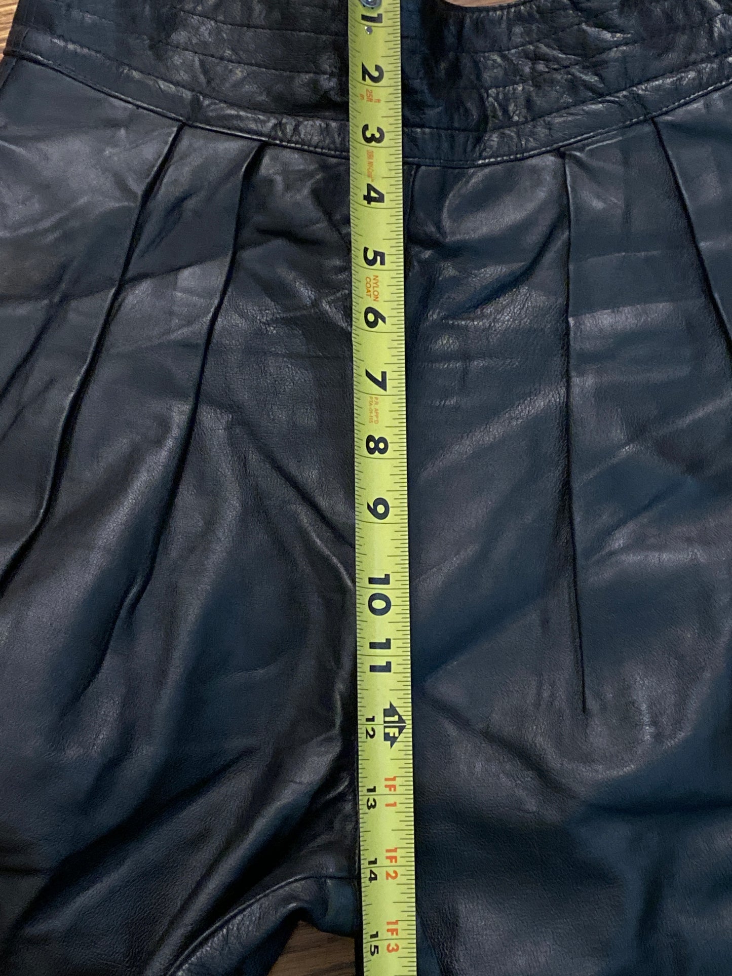 1980s Charles Klein Black Leather Trousers