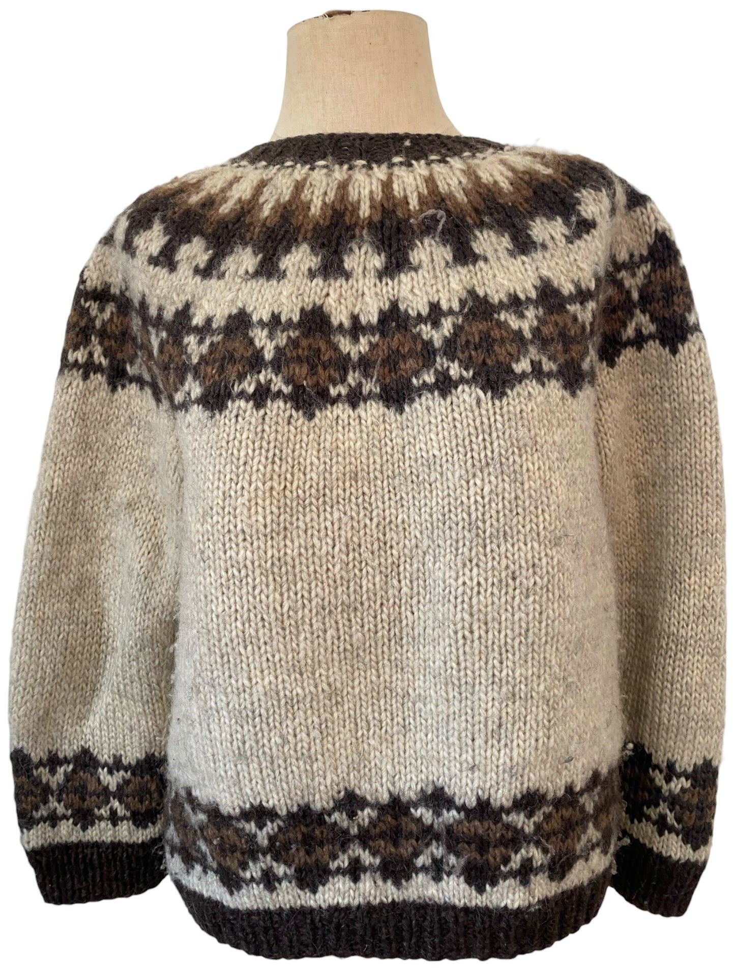 Fair Isle Cardigan Sweater