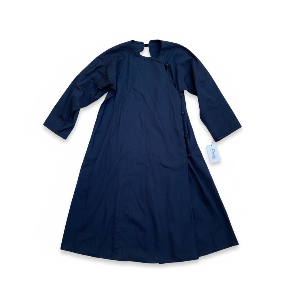 Open Back Cheongsam Style Dress Coat