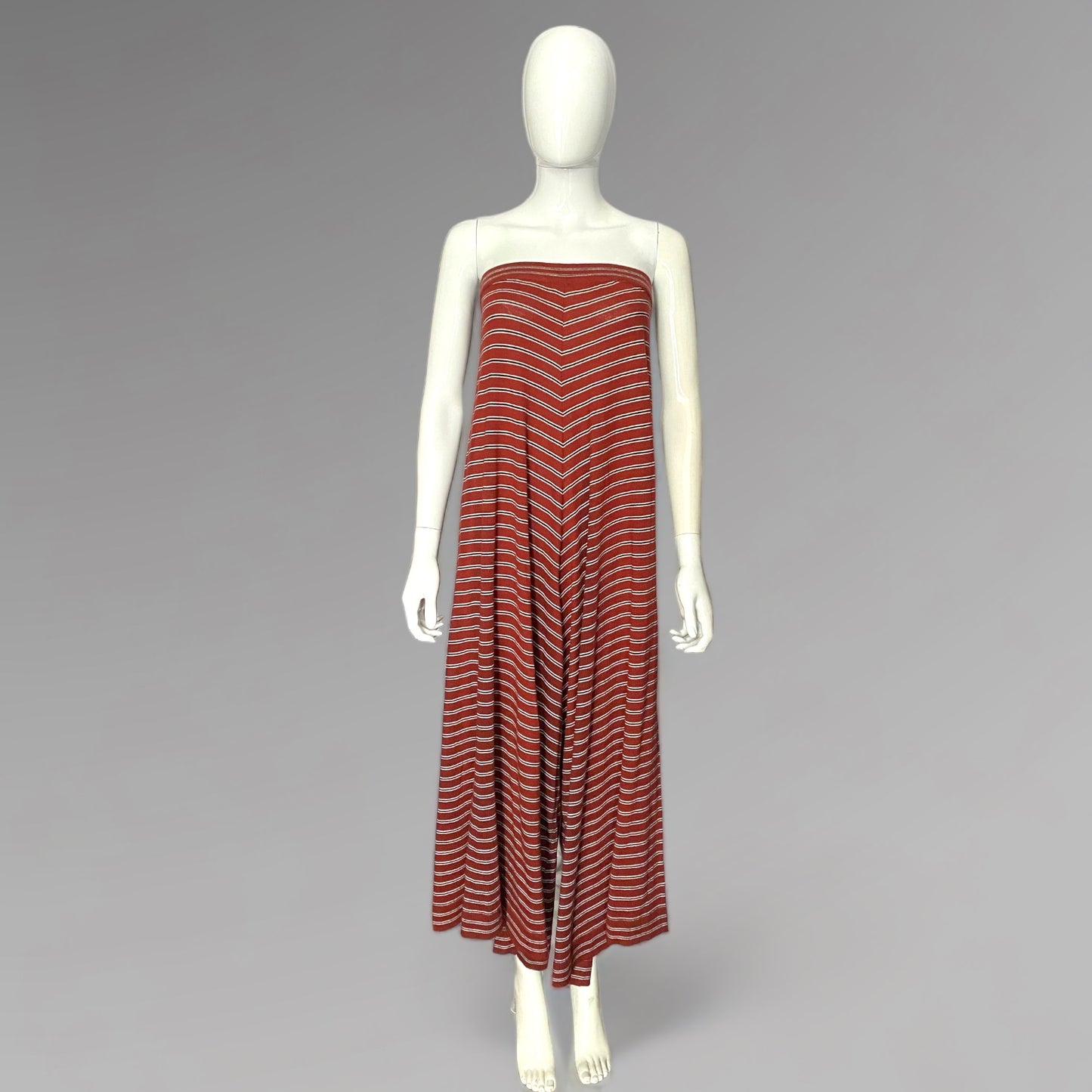 Ioanna Kourbela Knit Striped Palazzo Jumpsuit