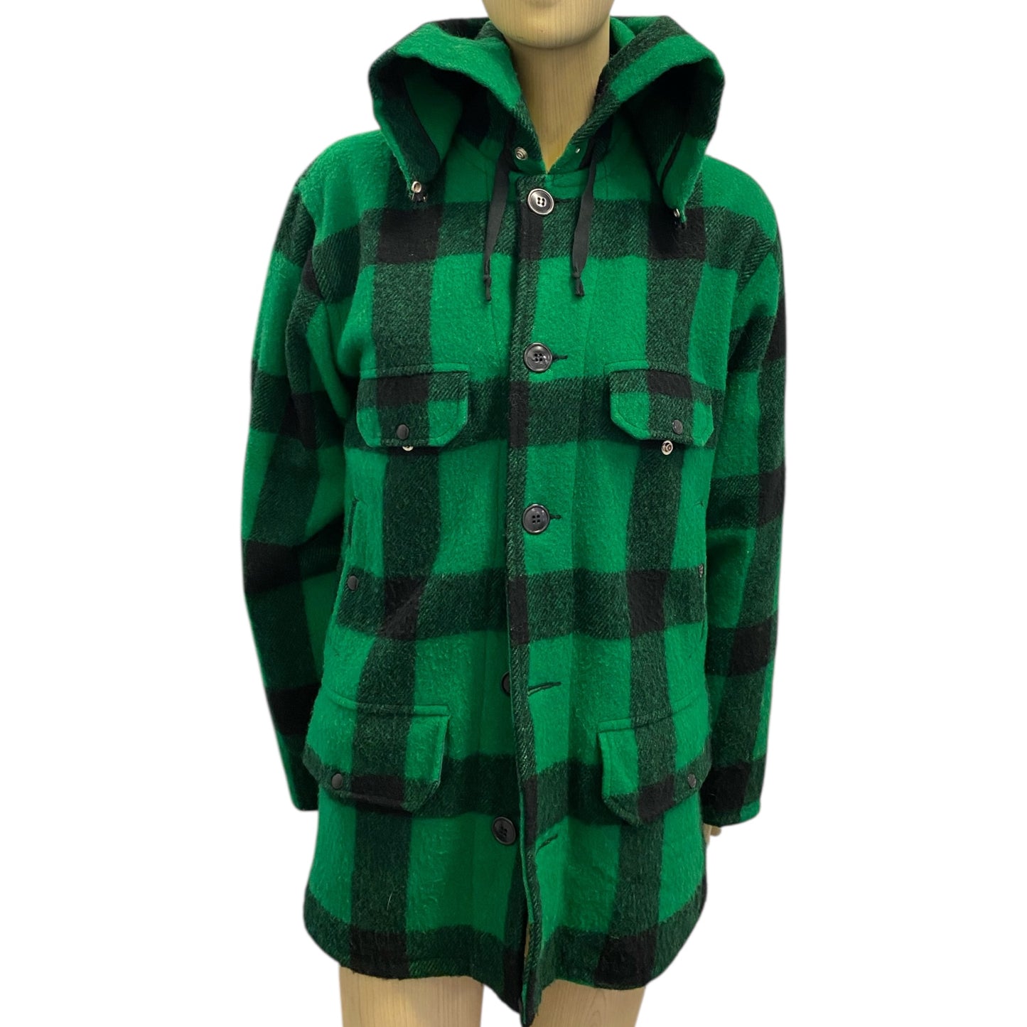 Green Black Lumberjack Jacket