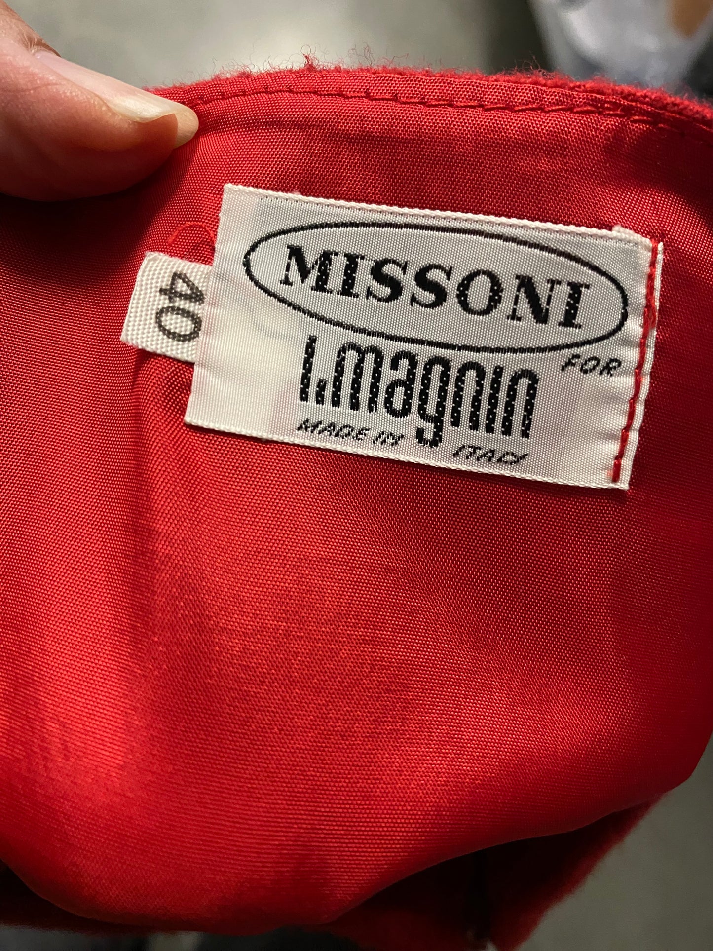 Missoni x I.Magnin Wool Mink Skirt