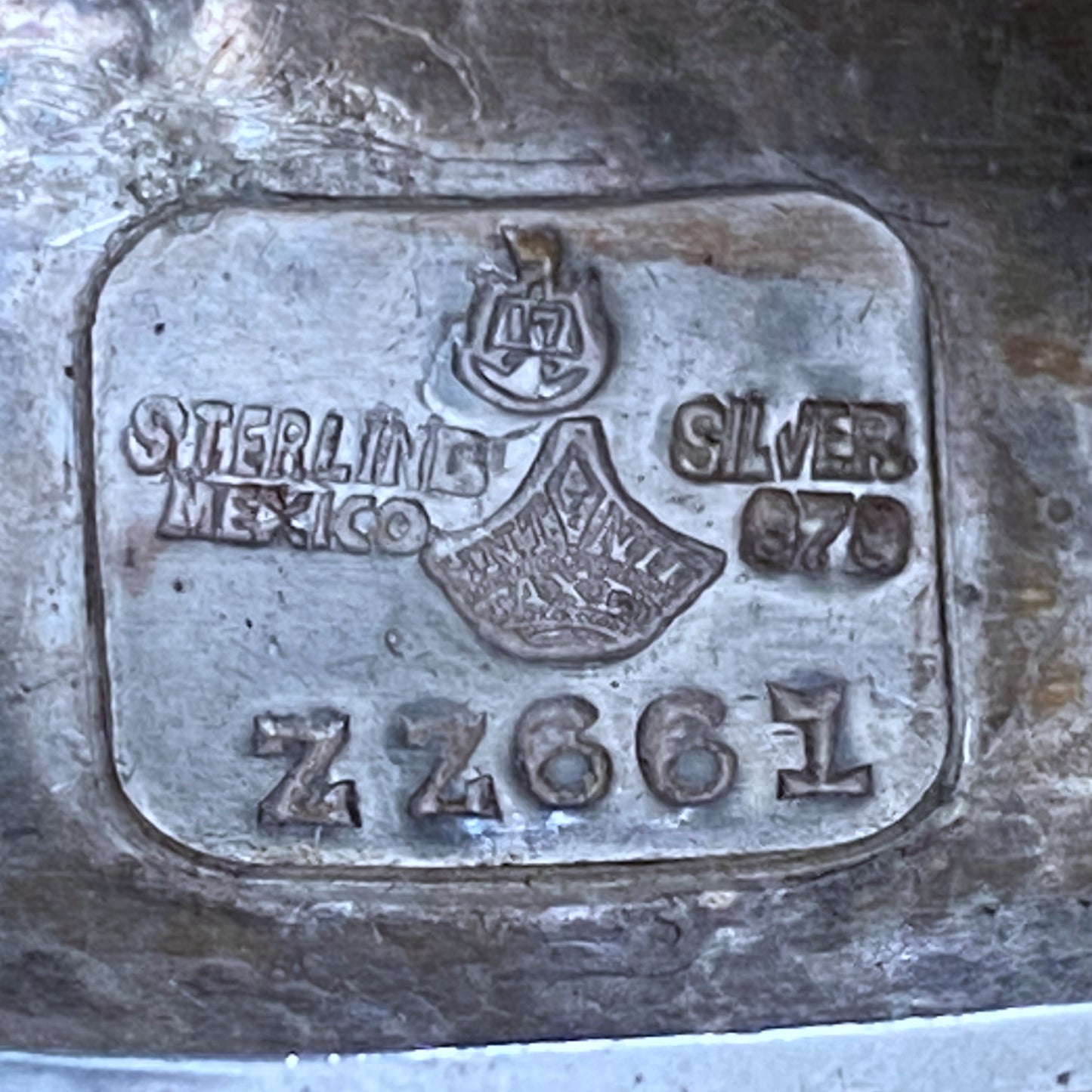Antonio Pineda 970 Taxco Sterling Silver Cuff Bracelet