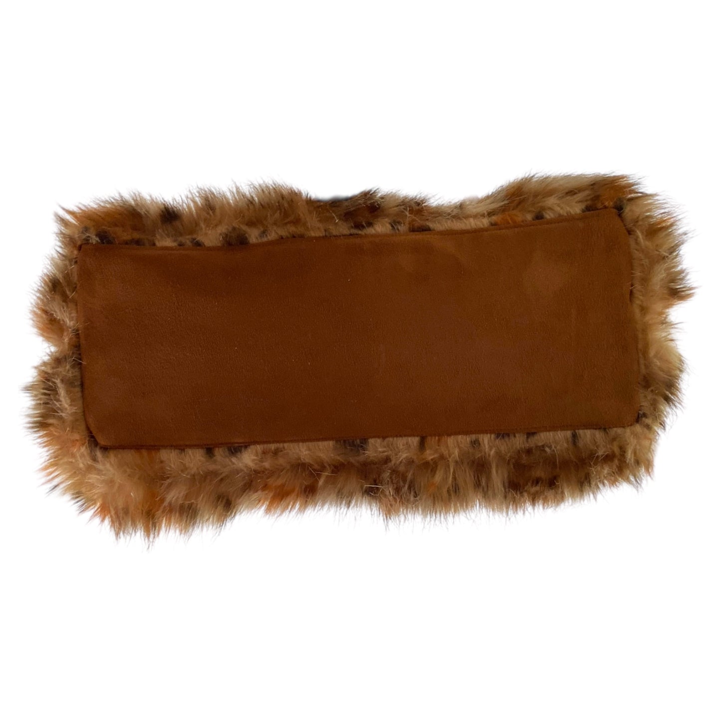 Faux Fur Leopard Upholstery Tote Bag