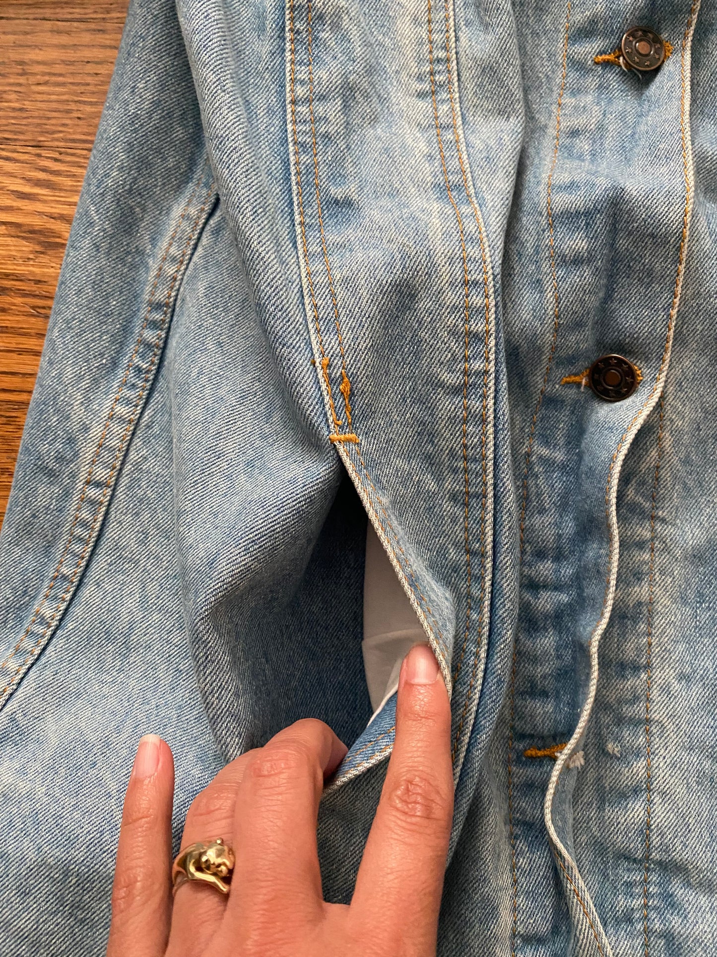 Long Denim Tunic Jacket