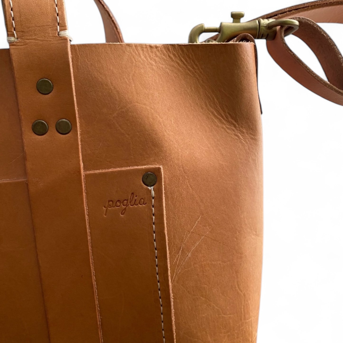 Poglia Classic Leather Bag