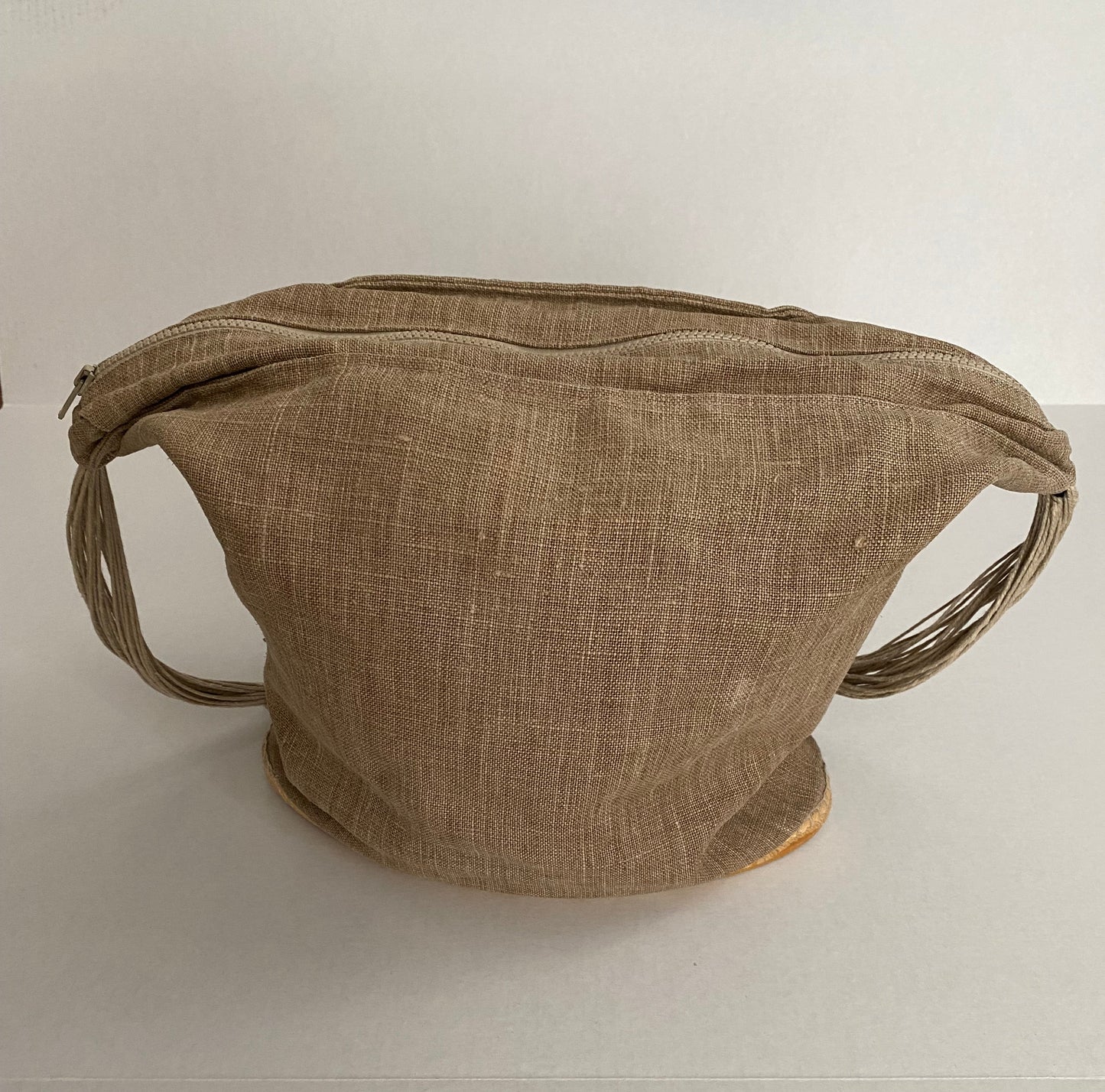 Andre Assous Linen Slouch Espadrille Bag
