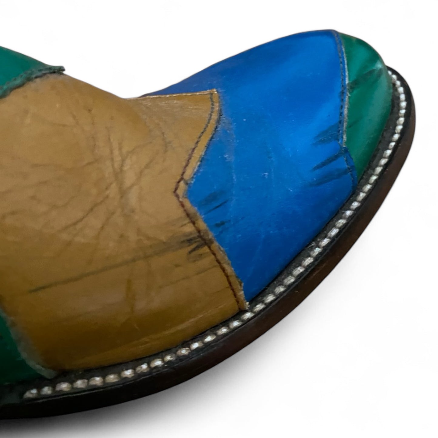 Multi-Color Chevron Riding Boots