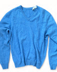 Blue Cashmere Boyfriend Sweater