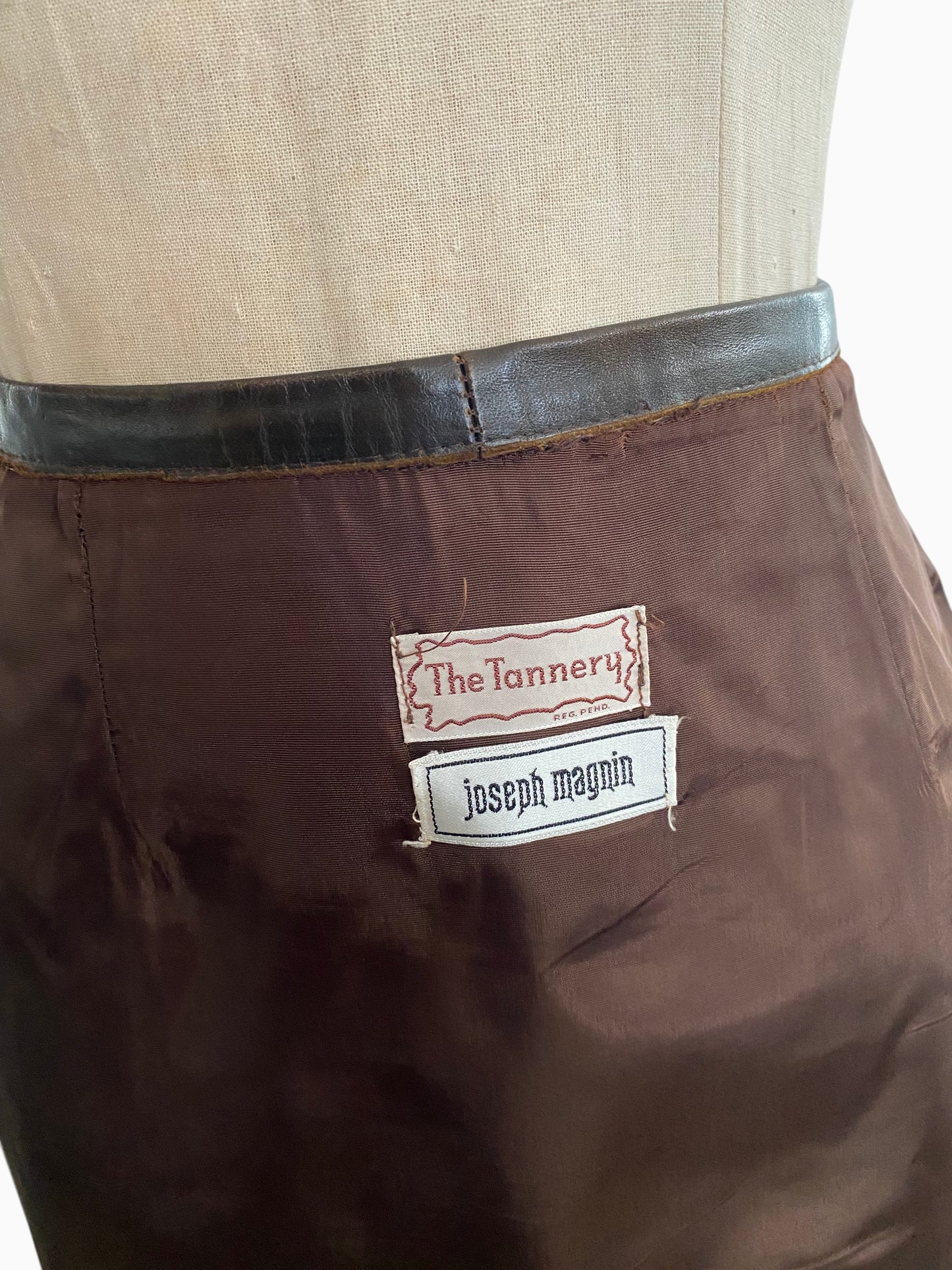 60s Tanner x Joseph Magnin Mod Mini Skirt