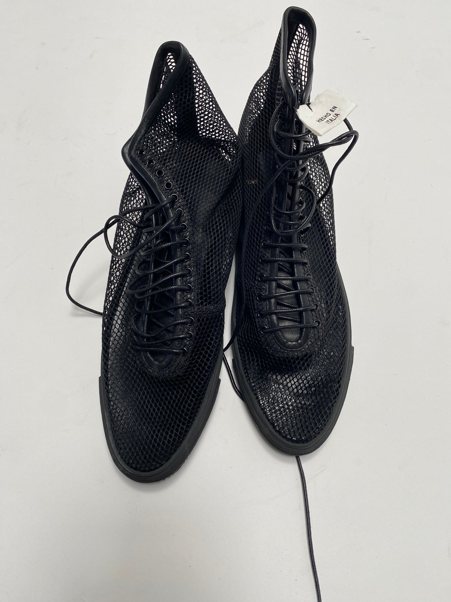 Saint Laurent Mesh High Top Sneakers