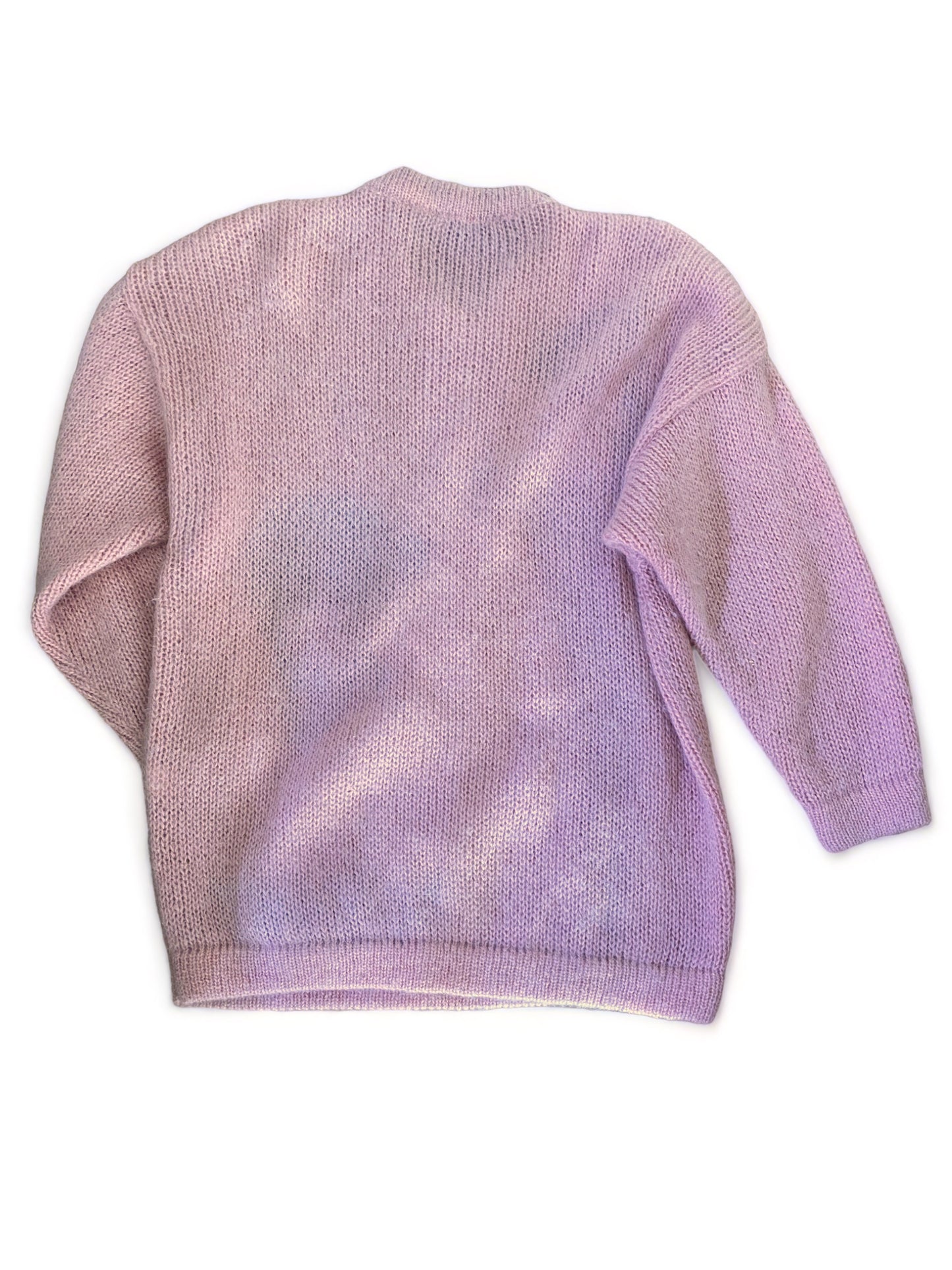 Art Deco Female Head Mohair Sweater