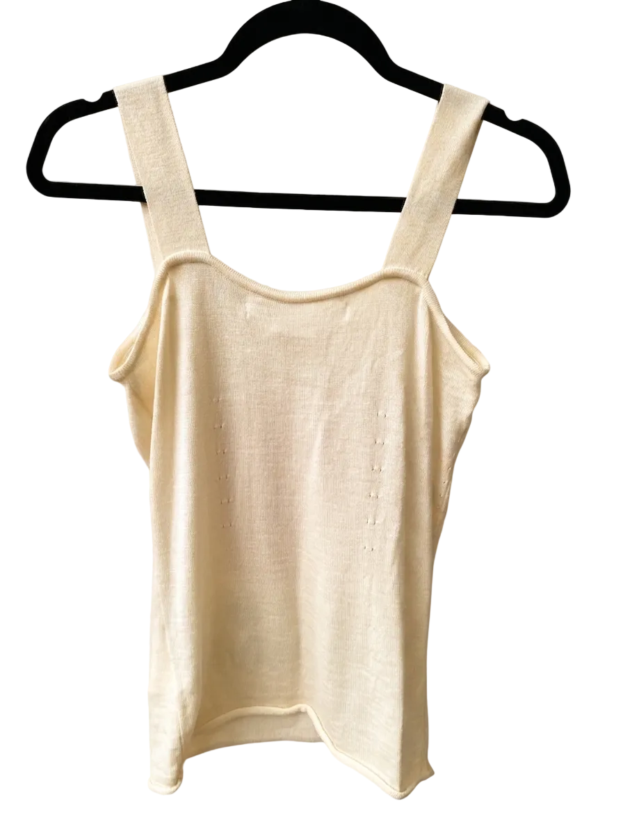 COMME des GARÇONS Grace and Nature tank top — styled side view
