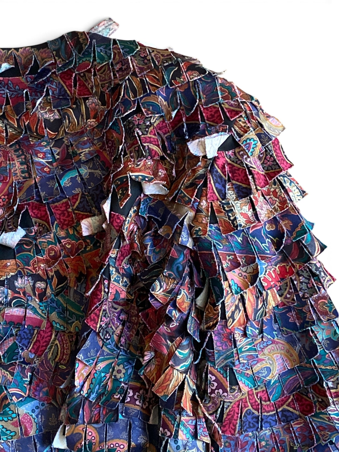 Cropped Fringe Jacket