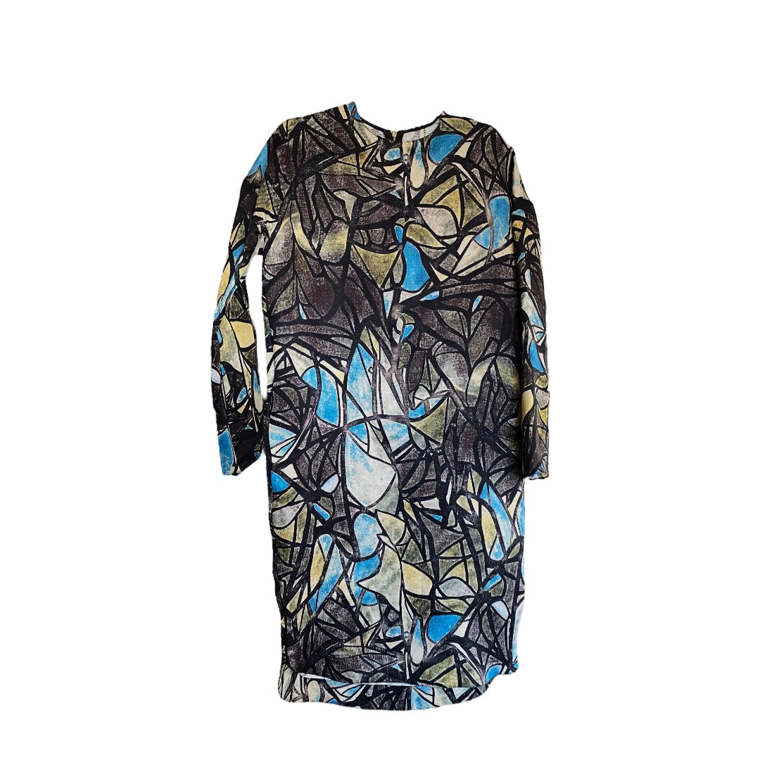Marni Abstract Print Cocoon Dress