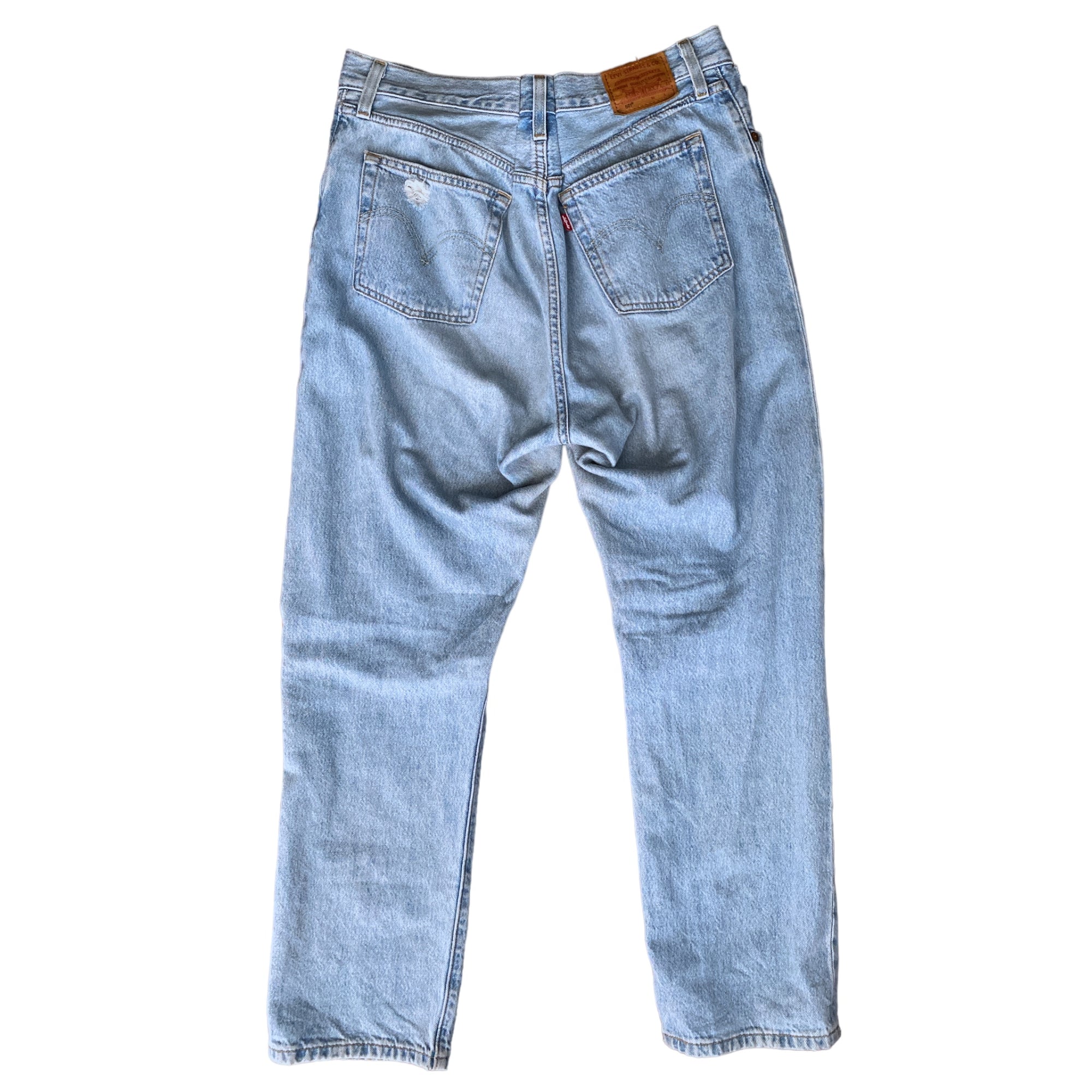 Levi&#39;s Distressed 501 Altered Jeans