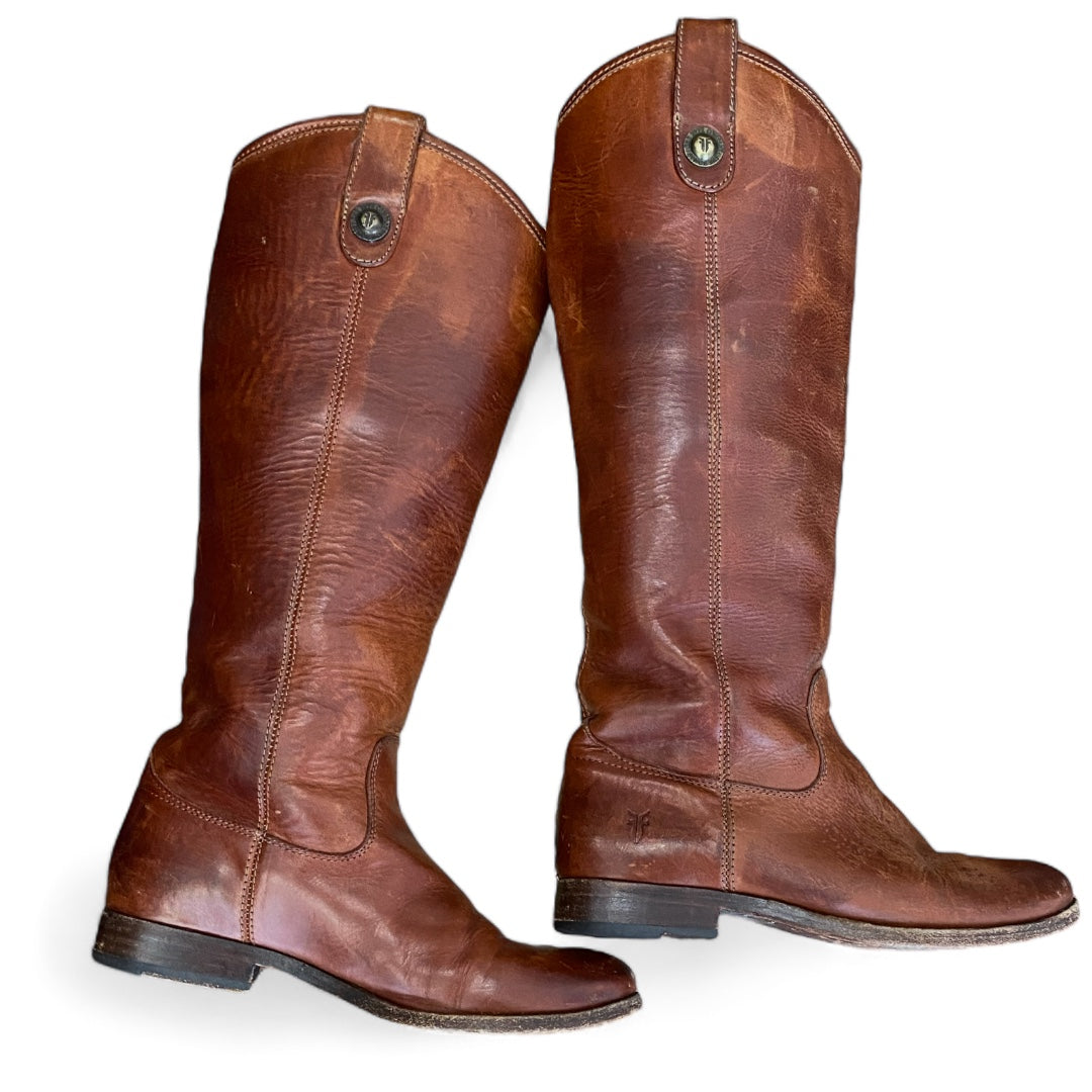 1990s Frye Brown Riding Boots