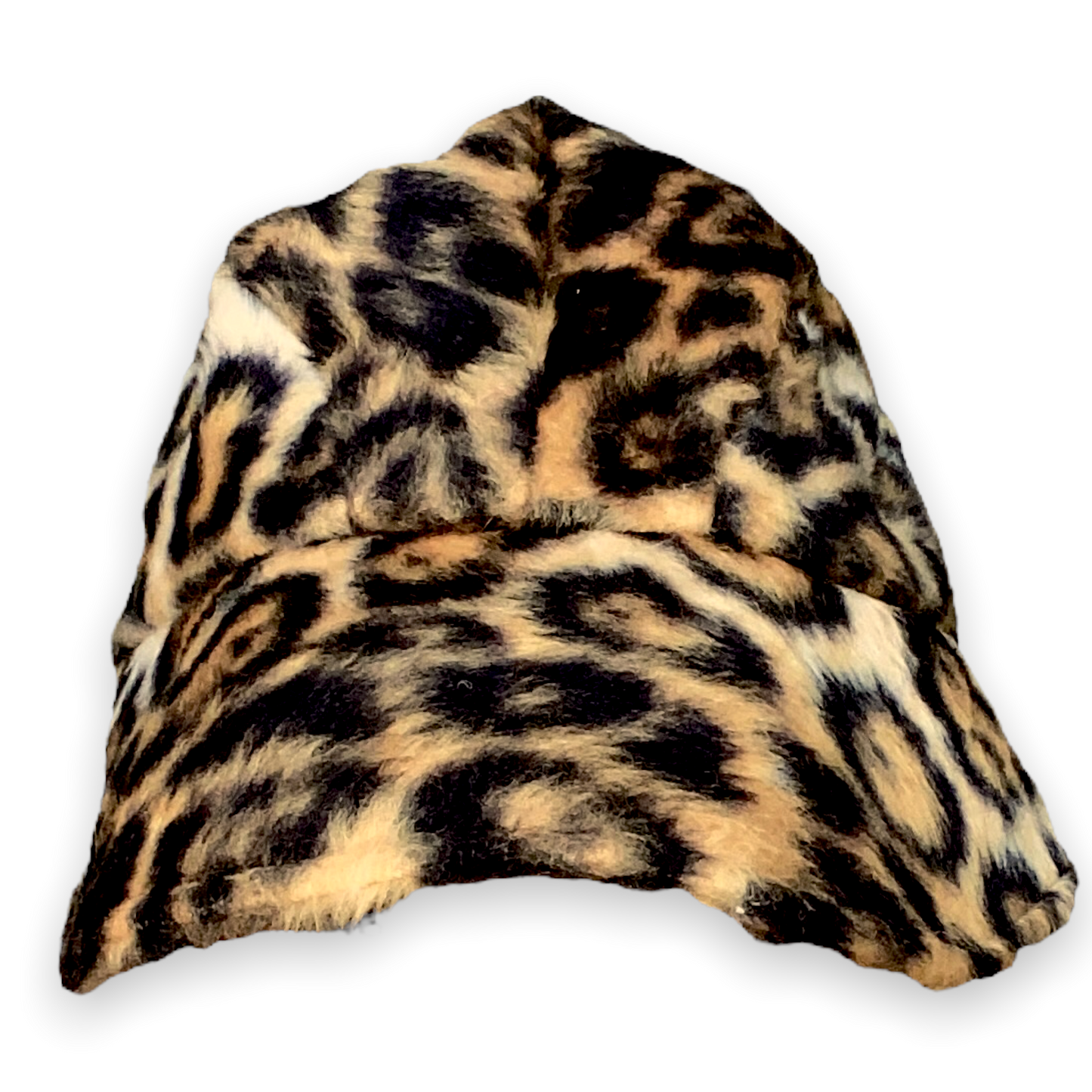 Faux Fur Leopard Visor