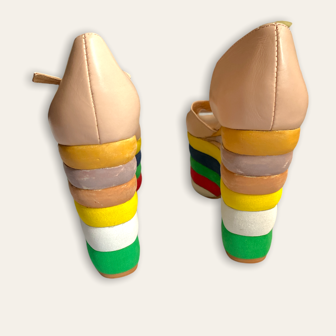 Rainbow Platform Shoes