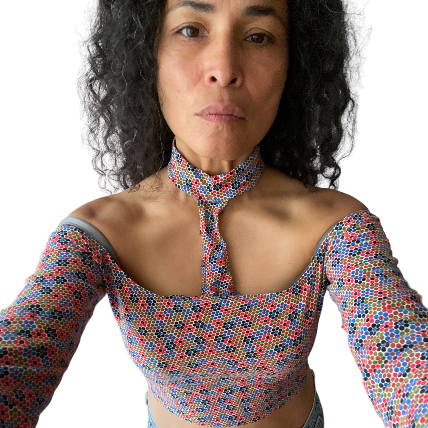 Racer Back Cropped Top