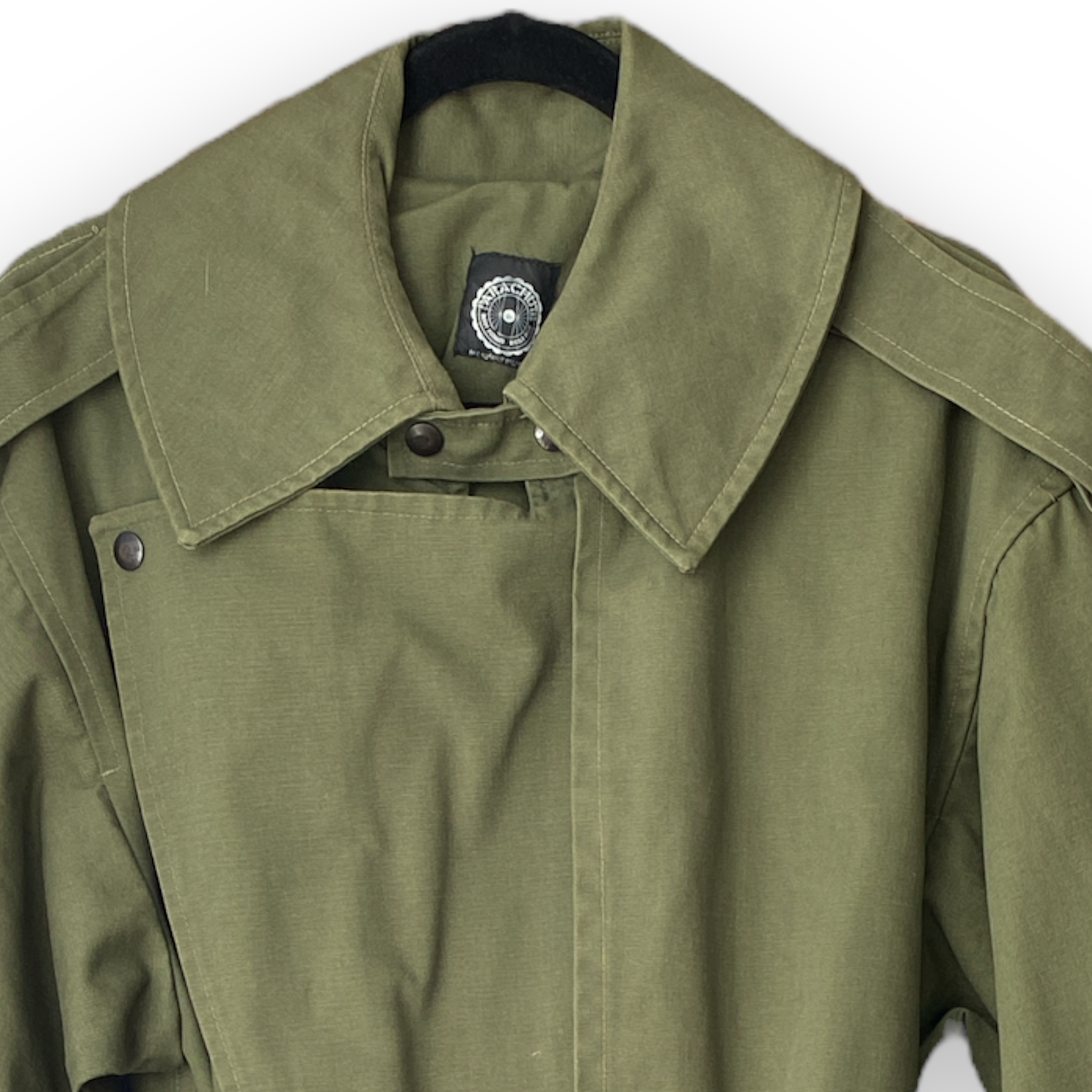 Parachute Green Trench Coat – LaliSimone