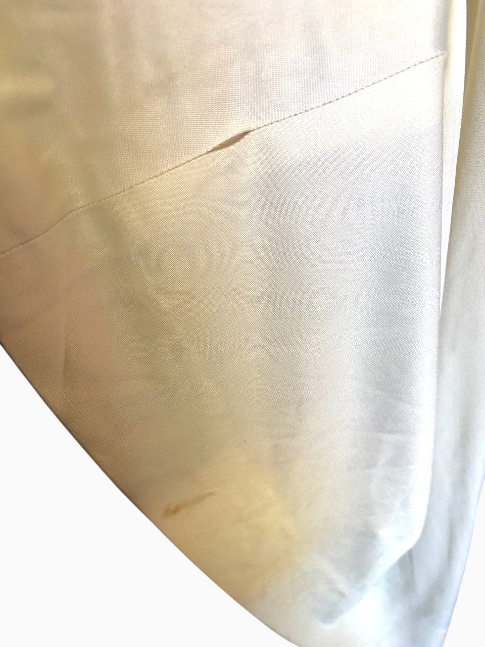 Late 60s Black White Colorblock Maxi Dress