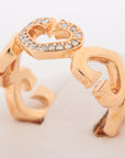 Cartier C Hearts Diamond Ring Gold