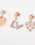 Louis Vuitton Spiky Valentine Two-toned Stud Earring Set of 3