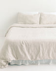 Linen Duvet Cover Set - Natural Chambray