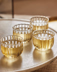 Kira Small Glass Cups - set of 4