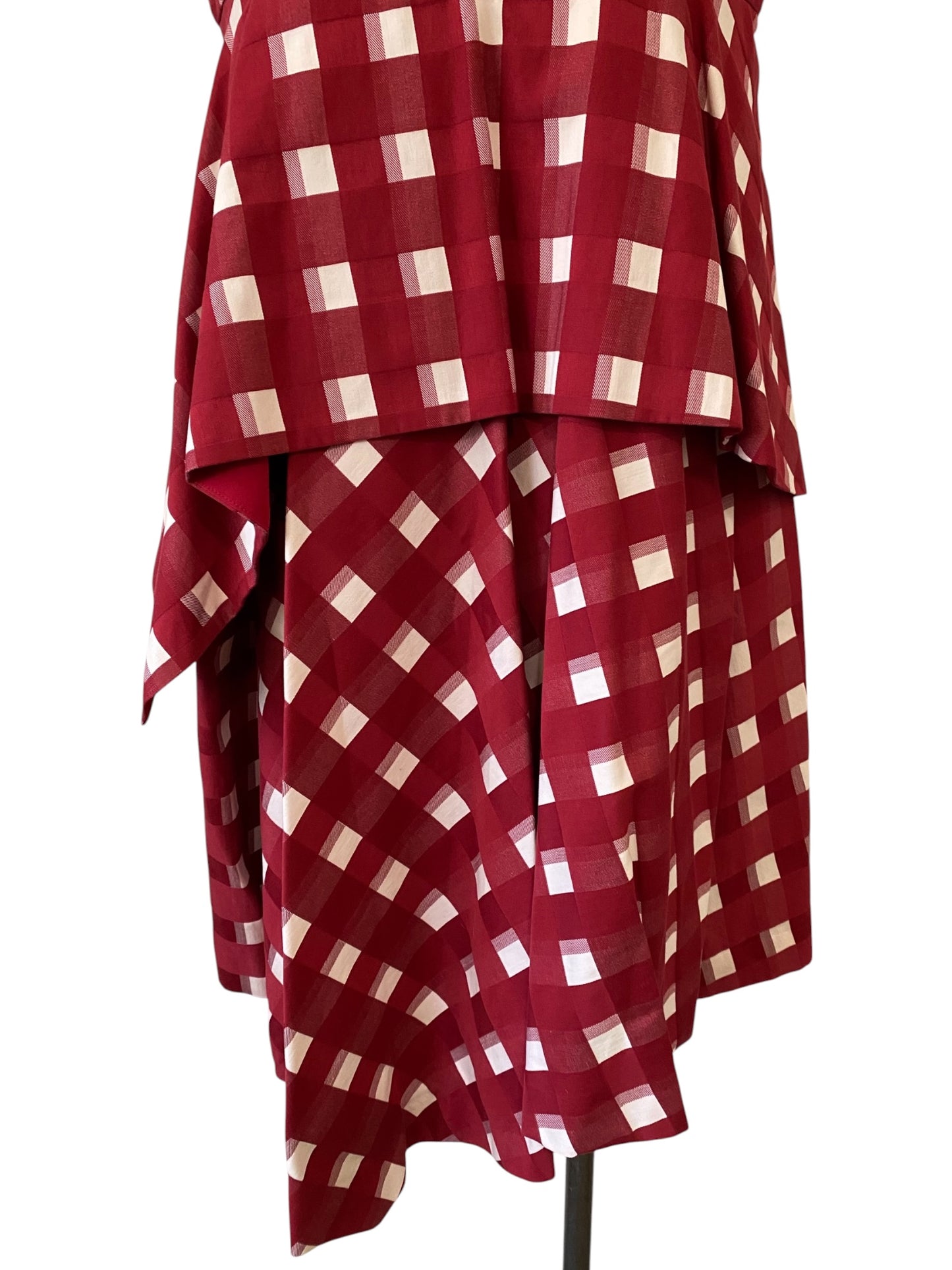 Sportmax Checkered Layered Dress