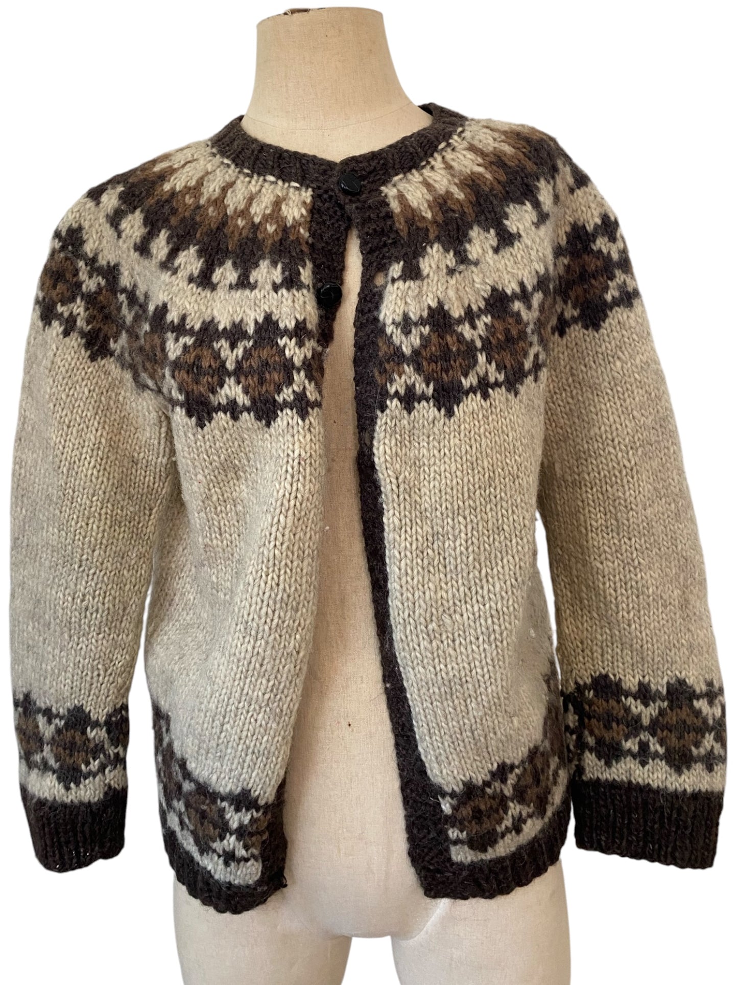 Fair Isle Cardigan Sweater