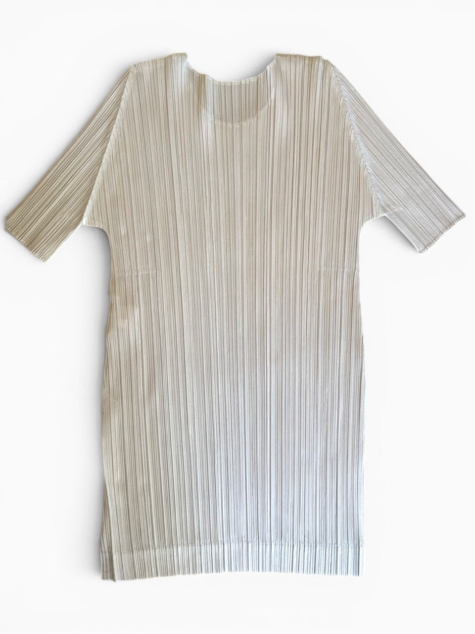 ISSEY MIYAKE Pleats Please Ivory Blouse