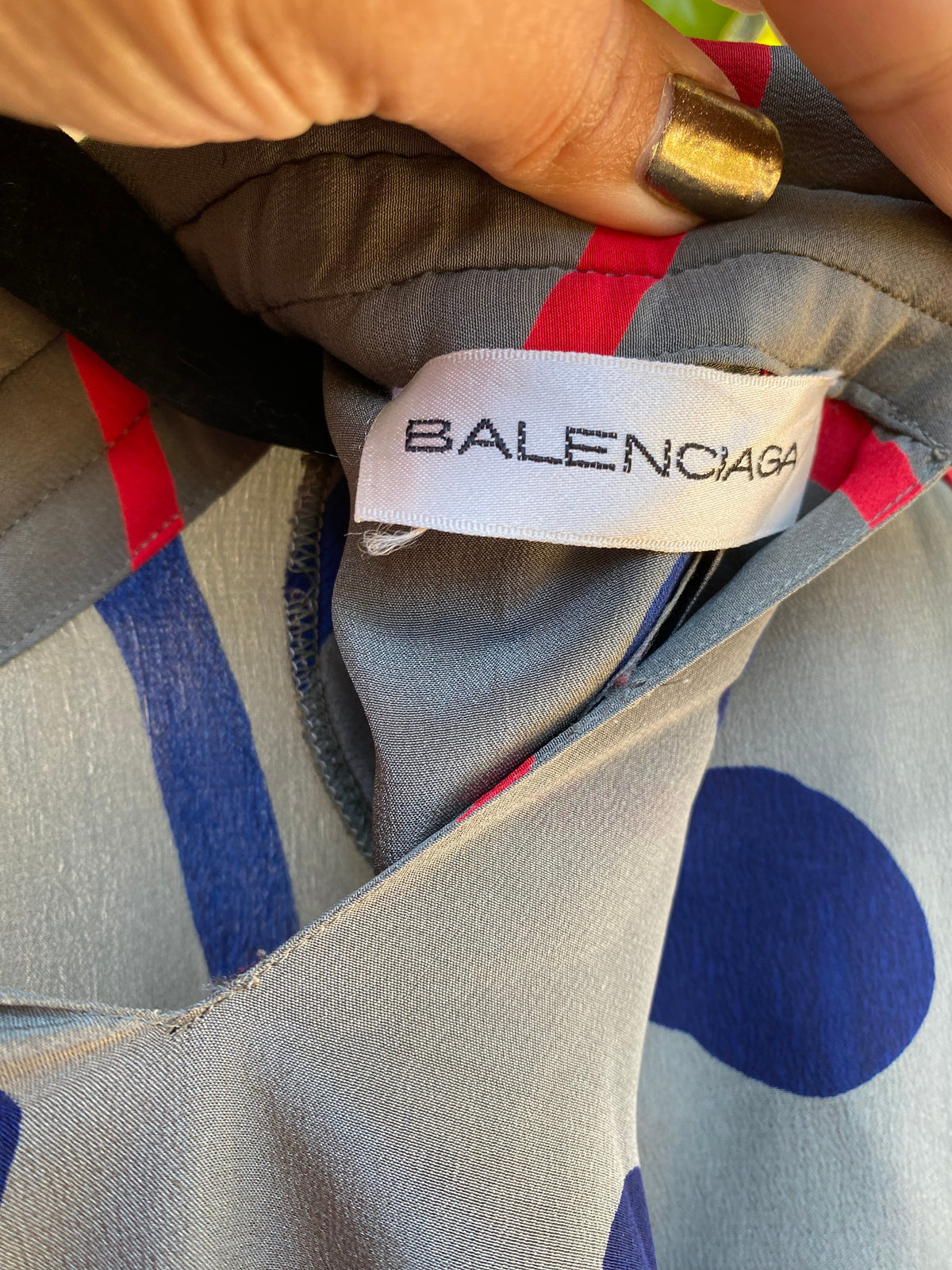 80s Balenciaga Silk Dress