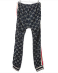 Gucci GG Jacquard Jogging Track Pants Navy Blue