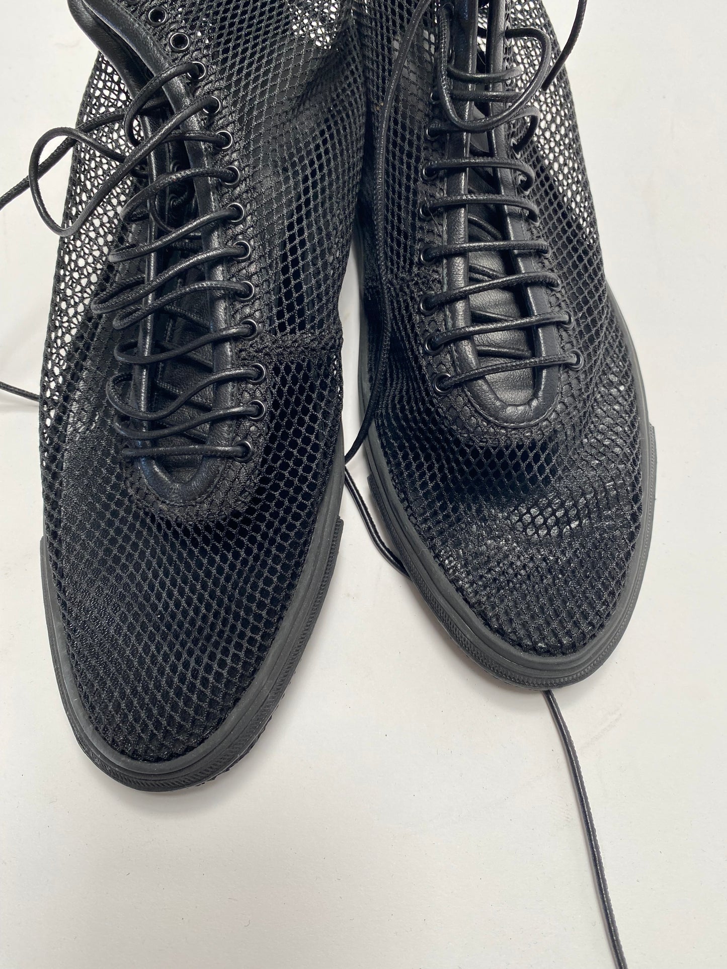 Saint Laurent Mesh High Top Sneakers