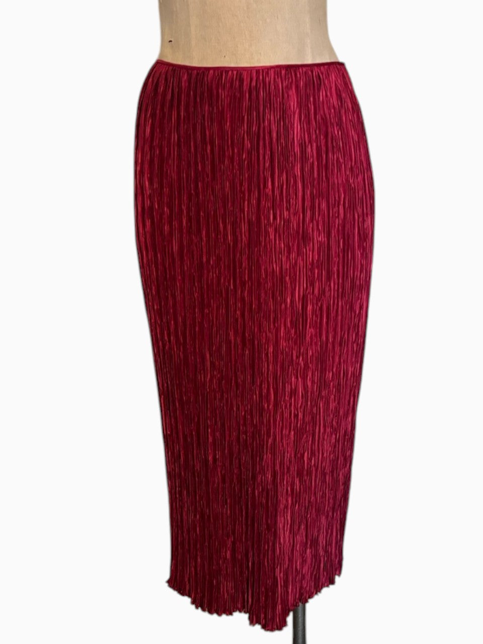 Mary McFadden Silk Pleated Skirt
