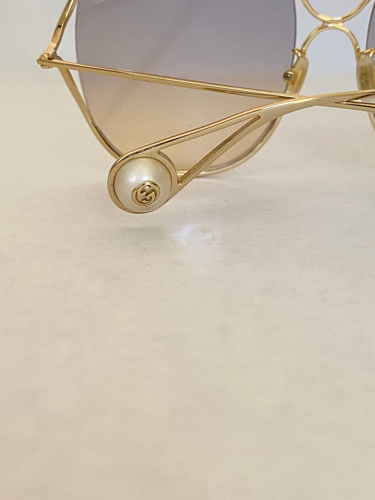 60s Gucci Sunglasses Pearl Temples