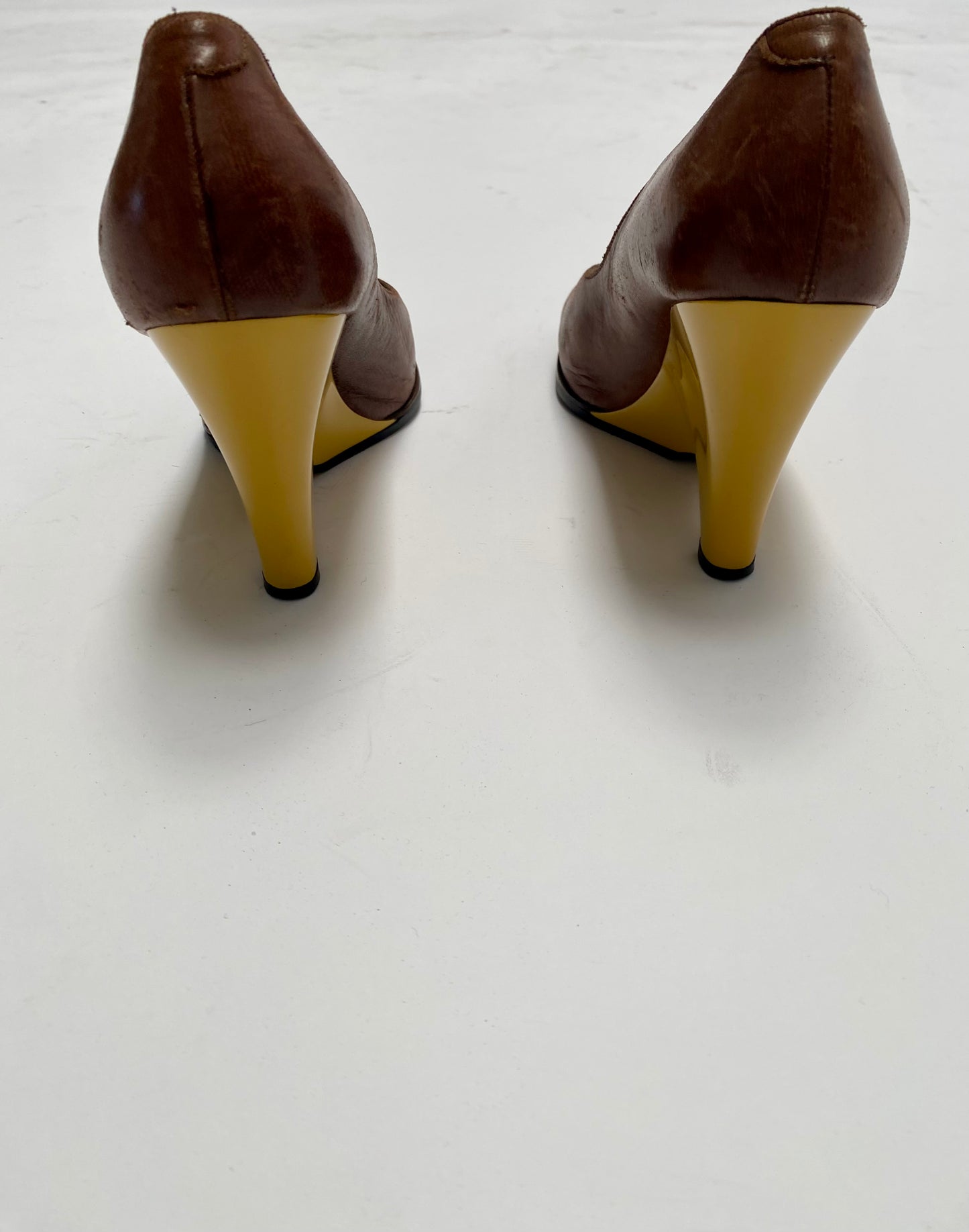Marni Wedges Chartreuse Heel