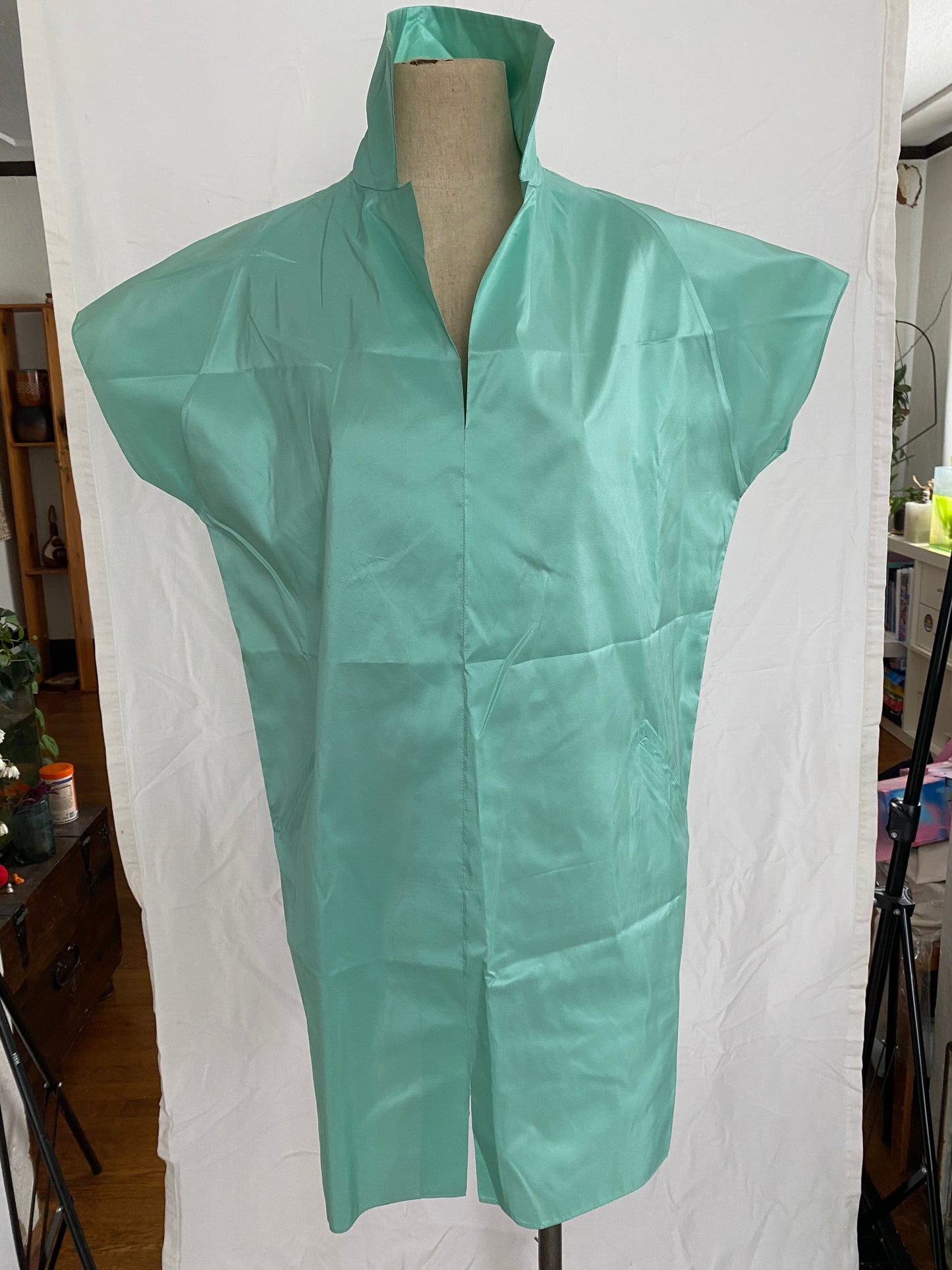 Shamask Mint Green Silk Tunic