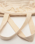 Chanel Logo Cotton Fringe Tote Bag Ivory with Towel and Pochette