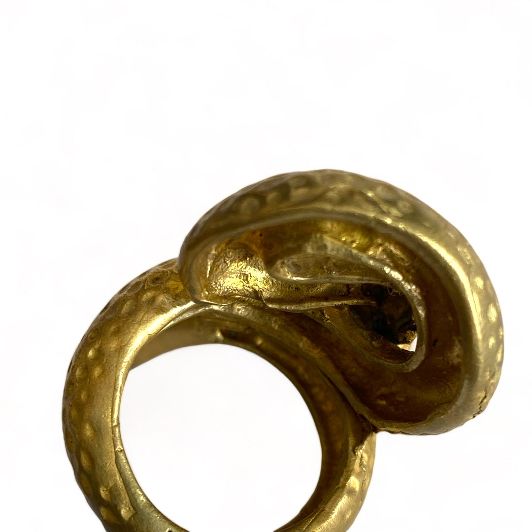 Slithering Rattlesnake Ring
