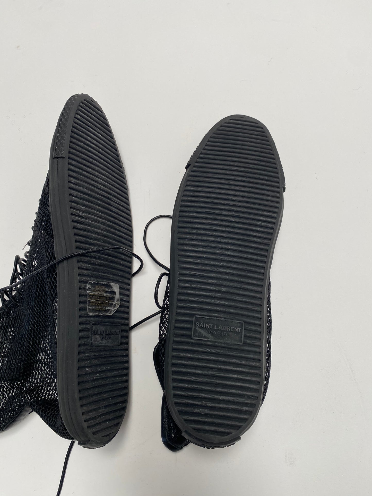Saint Laurent Mesh High Top Sneakers