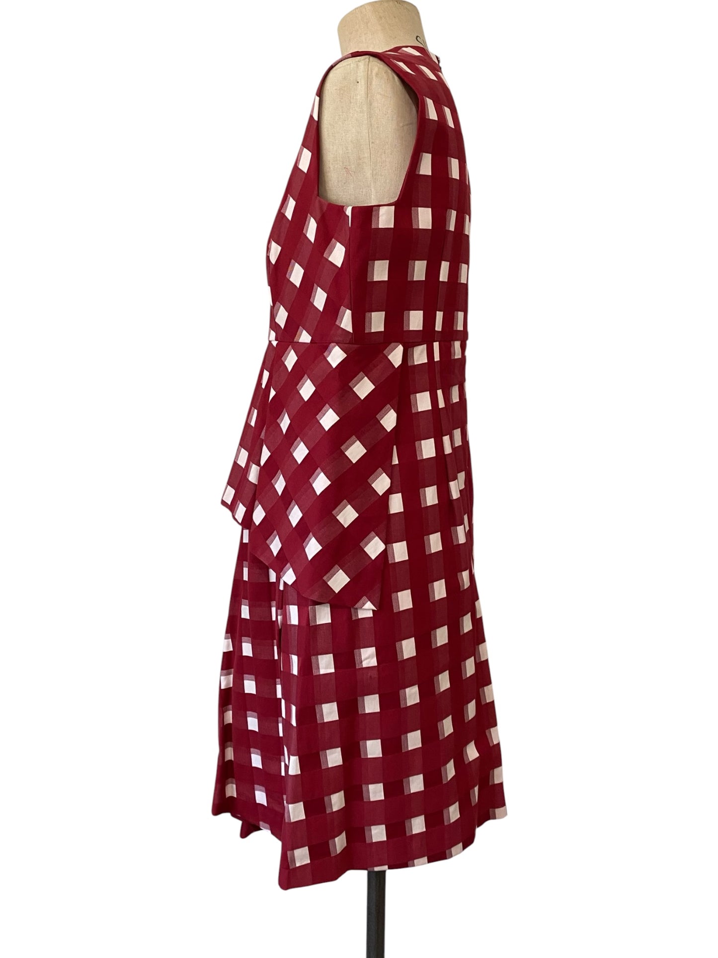 Sportmax Checkered Layered Dress