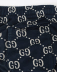 Gucci GG Jacquard Jogging Track Pants Navy Blue