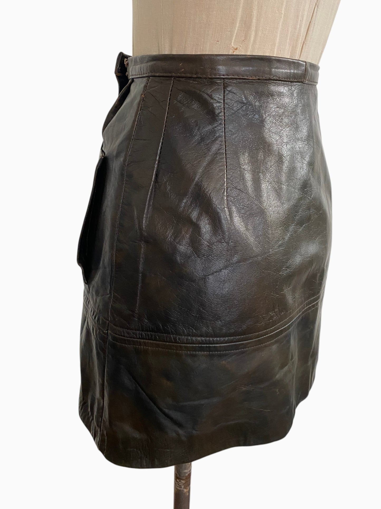 60s Tanner x Joseph Magnin Mod Mini Skirt