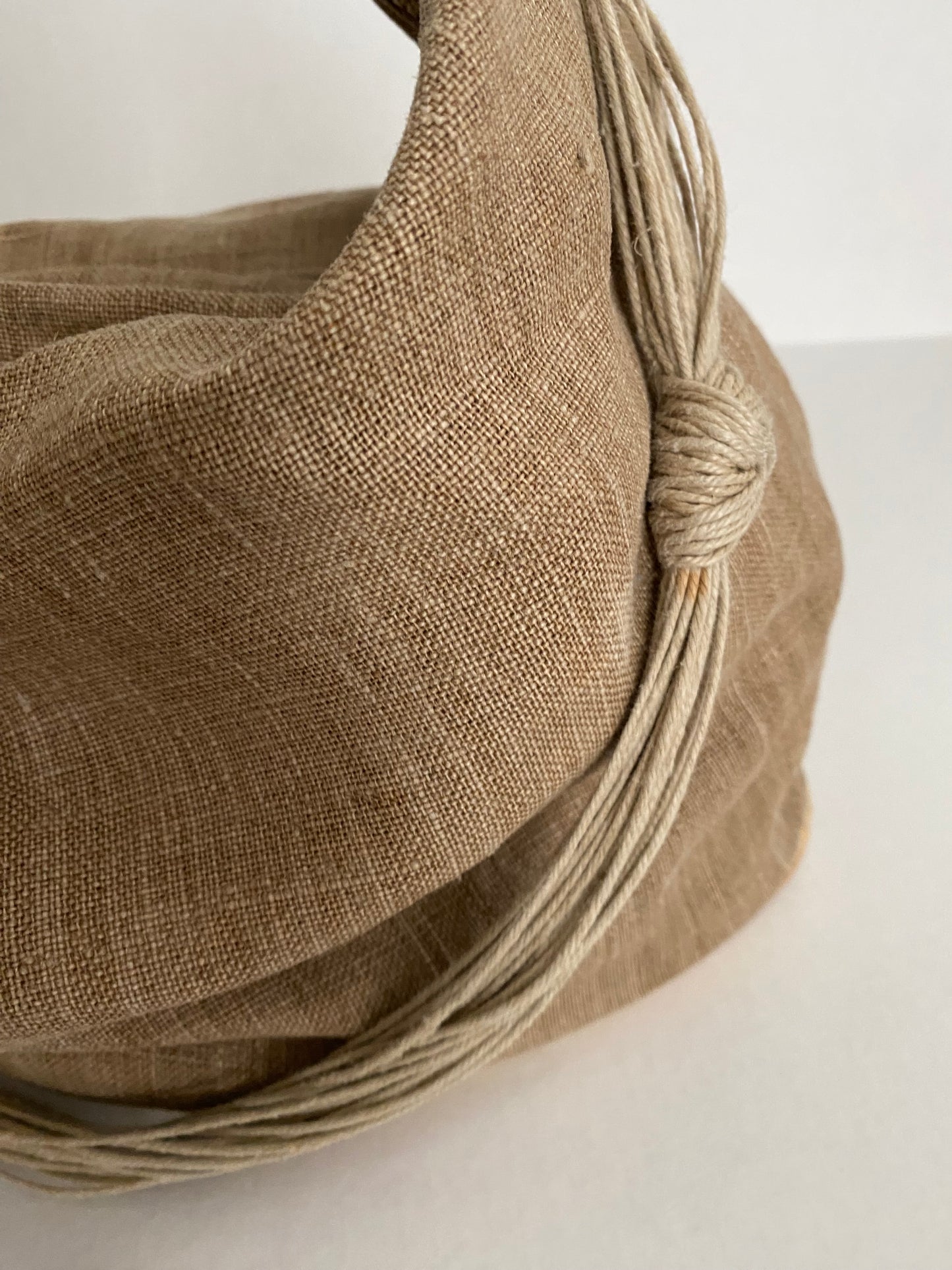 Andre Assous Linen Slouch Espadrille Bag